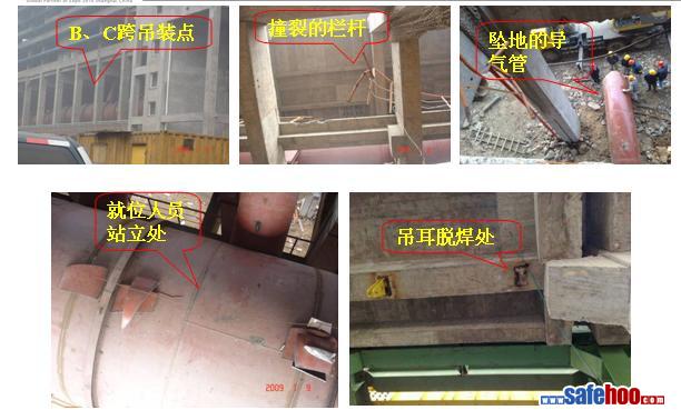 2009·1·9燒結(jié)工地主廠(chǎng)房中冶集團(tuán)第十七冶金建設(shè)公司起重吊裝物件墜落事件