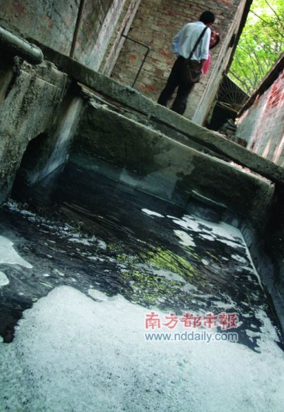 珠江污染。南都記者李向新攝 珠江污染。南都記者李向新攝