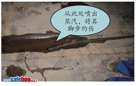 切斷閥門關閉不嚴導致蒸汽灼燙事故