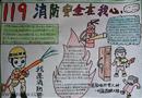 手抄報：消防預警