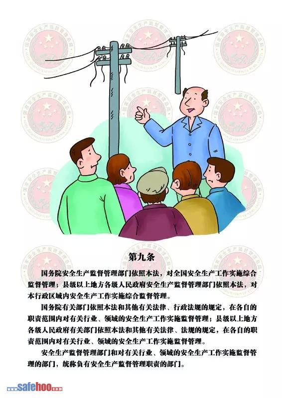 新中華人民共和國安全生產法第九條圖文版