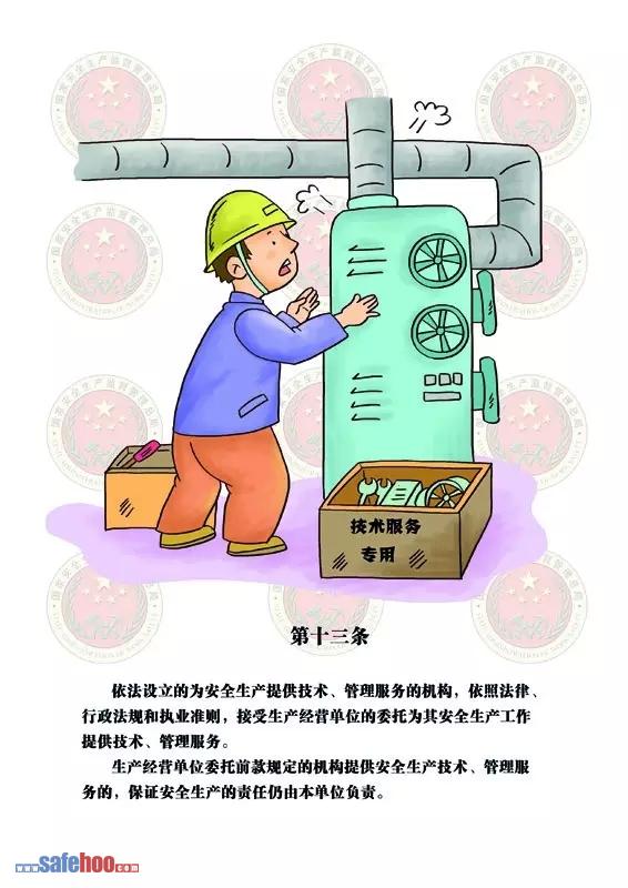 新中華人民共和國安全生產法第十三條圖文版