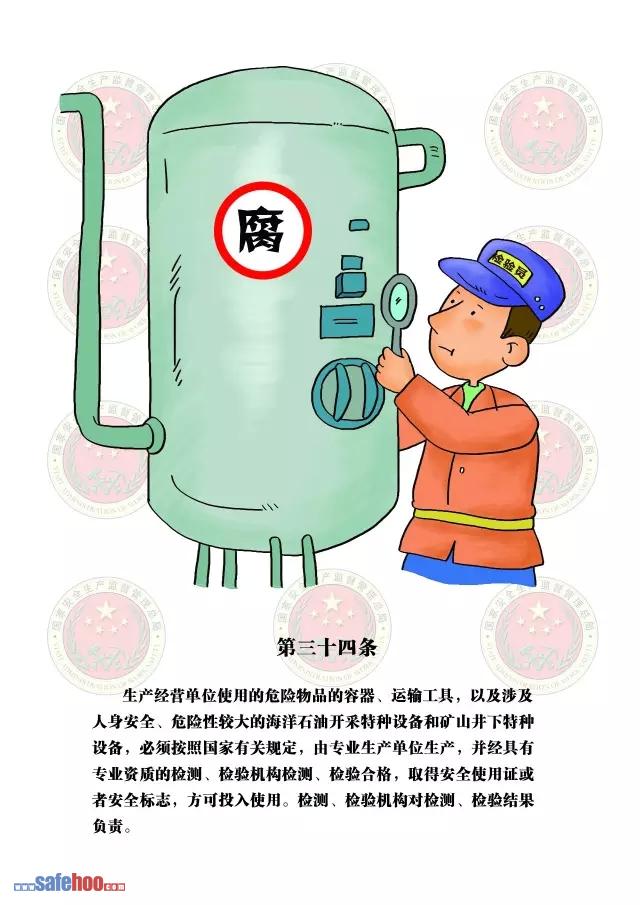 新中華人民共和國安全生產法第三十四條圖文版