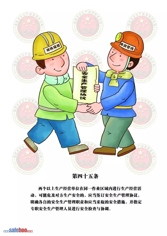 新中華人民共和國安全生產法第四十五條圖文版