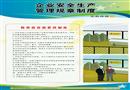 企業安全生產管理規章制度精選宣教掛圖