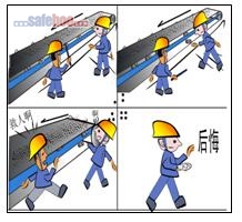 現場缺乏安全確認，被尾輪絞傷
