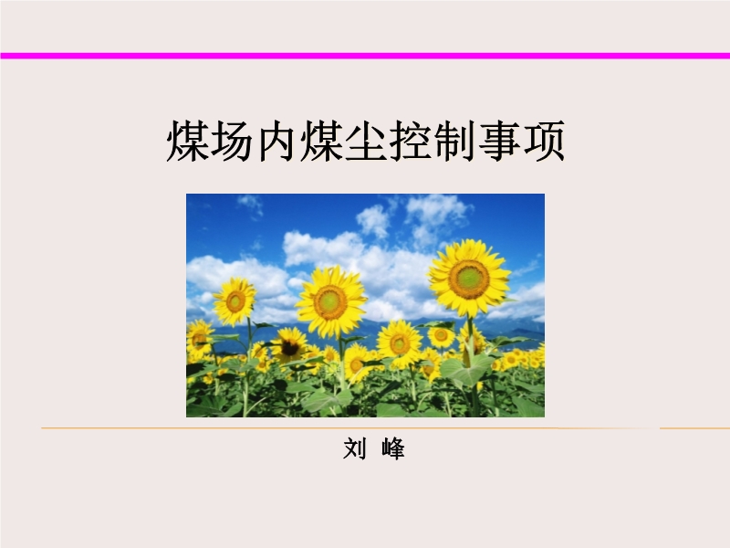 煤場內煤塵控制事項