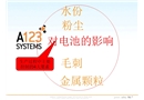 鋰離子蓄電池生產(chǎn)企業(yè)對(duì)水份粉塵的控制