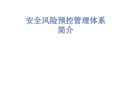 安全風(fēng)險預(yù)控管理體系簡介