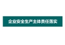 企業(yè)安全生產(chǎn)主體責(zé)任落實(shí)