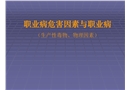 職業病危害因素與職業衛生