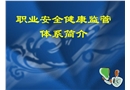 職業安全健康監管體系簡介