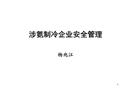 涉氨制冷企業安全