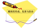 酸雨形成、危害與防治