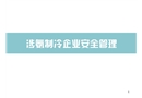涉氨制冷企業安全管理培訓