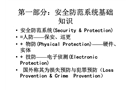 安全防范基礎知識介紹