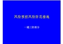 煤礦安全風險預控風險防范措施