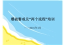 爆破警戒培訓