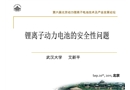 鋰離子動力電池的安全性問題