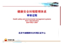 健康安全環境管理體系審核過程