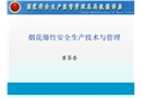 煙花爆竹安全技術(shù)