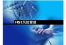 HSE風(fēng)險管理理論與方法