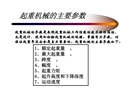 起重機械主要參數
