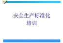 冶金工貿企業安全生產標準化培訓課件