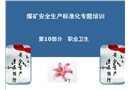職業(yè)衛(wèi)生安全生產(chǎn)標準