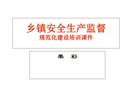 鄉(xiāng)鎮(zhèn)安全生產(chǎn)標(biāo)監(jiān)督規(guī)范培訓(xùn)