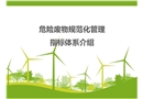 危險廢物規范化管理指標介紹