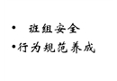 班組安全行為規范養成