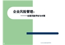 企業(yè)風(fēng)險(xiǎn)管理全面風(fēng)險(xiǎn)評(píng)估與對(duì)策