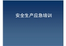 安全生產(chǎn)應(yīng)急培訓(xùn)課件