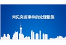 常見突發事件的應對與處理