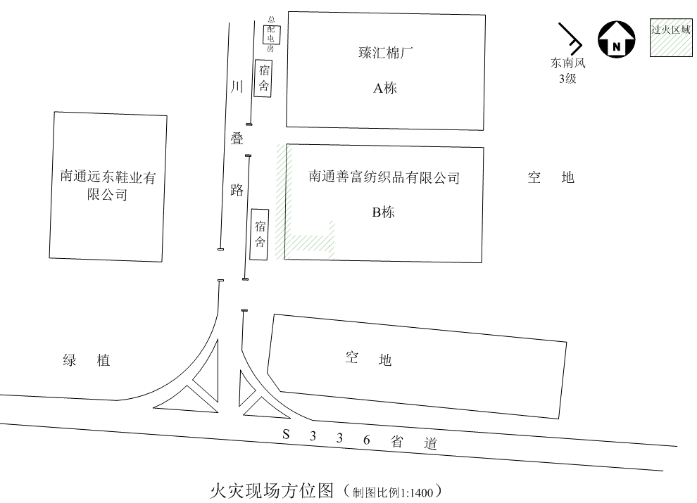 蘇錫通園區南通善富紡織品有限公司“2·17”一般火災事故調查報告