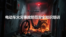 電動車火災事故防范安全知識培訓-附案例