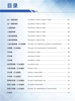 施工現(xiàn)場(chǎng)臨時(shí)用電配電箱選型圖冊(cè)