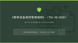 TSG08-2026《特種設(shè)備使用管理規(guī)則》新舊對(duì)比解讀