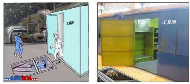 吊孔打開無圍欄 人員掉入險喪命