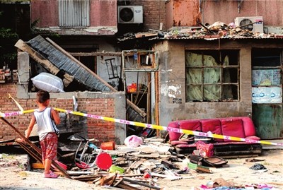 北京望京民房發生爆炸1死2傷(組圖)