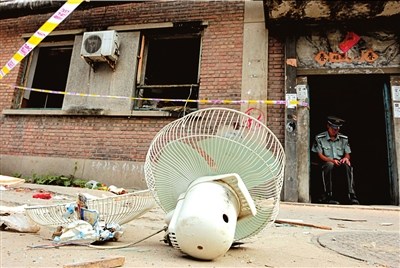 北京望京民房發生爆炸1死2傷(組圖)