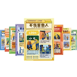 工作場所安全生產“八不傷害”宣教掛圖